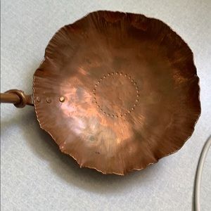 Copper serving spoon